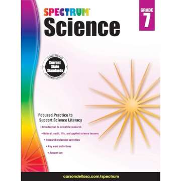 Spectrum 7th Grade Science Workbook, Ages 12 to 13, Grade 7 Science Workbook, Natural, Earth, and Life Science, 7th Grade Science Book with Research Activities - 176 Pages (Volume 59)