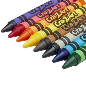 Cra-Z-Art Jumbo Crayons 8 Pack - Creative Fun