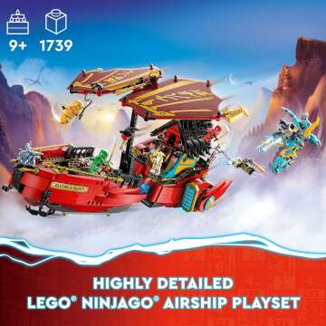 LEGO NINJAGO Destiny’s Bounty Building Toy for Ages 9+