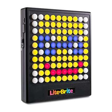 Lite-Brite Touch - Create, Play and Animate - Light Up Portable Stem Sensory Learning Toy, Creative Art Stem Toy for Girls, Boys, Unisex, Toddler, Holiday, Birthday, Gift, Ages 6+