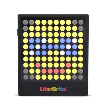 Lite-Brite Touch - Create, Play and Animate - Light Up Portable Stem Sensory Learning Toy, Creative Art Stem Toy for Girls, Boys, Unisex, Toddler, Holiday, Birthday, Gift, Ages 6+