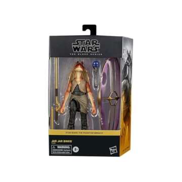 STAR WARS The Black Series Jar Jar Binks 6-Inch-Scale The Phantom Menace Collectible Deluxe Action Figure, Kids Ages 4 and Up