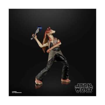 STAR WARS The Black Series Jar Jar Binks 6-Inch-Scale The Phantom Menace Collectible Deluxe Action Figure, Kids Ages 4 and Up