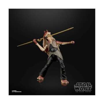 STAR WARS The Black Series Jar Jar Binks 6-Inch-Scale The Phantom Menace Collectible Deluxe Action Figure, Kids Ages 4 and Up