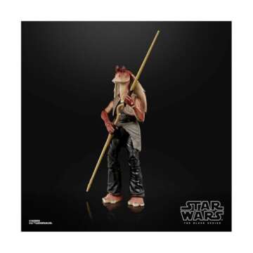 STAR WARS The Black Series Jar Jar Binks 6-Inch-Scale The Phantom Menace Collectible Deluxe Action Figure, Kids Ages 4 and Up