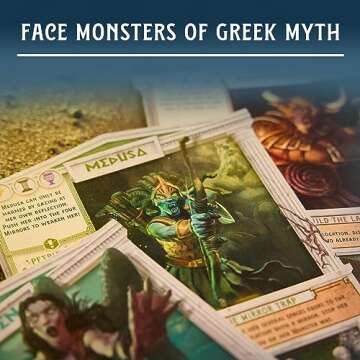 Ravensburger Horrified: Greek Monsters - Cooperative Strategy Board Game | for Ages 10 and Up | Unleash Mythical Creatures | Engaging Family Game Night Entertainment