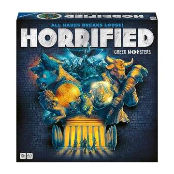 Ravensburger Horrified: Greek Monsters - Cooperative Strategy Board Game | for Ages 10 and Up | Unleash Mythical Creatures | Engaging Family Game Night Entertainment