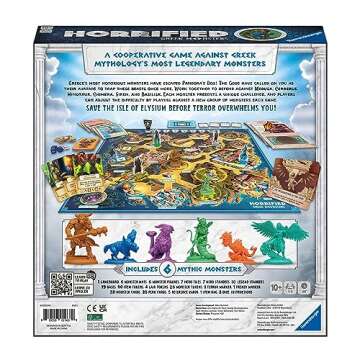 Ravensburger Horrified: Greek Monsters - Cooperative Strategy Board Game | for Ages 10 and Up | Unleash Mythical Creatures | Engaging Family Game Night Entertainment