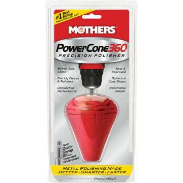 Mothers 05146 PowerCone 360 Metal Polishing Tool, Single Unit