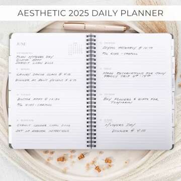 Beautiful 2025 Daily Planner - Organize Tasks & Boost Productivity