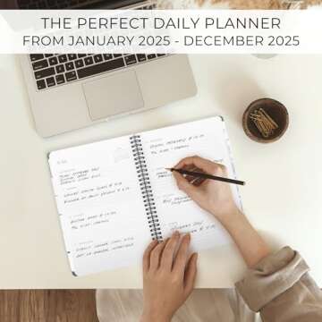 2025 Daily Planner for Men & Women - Organize Effectively