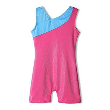 HOZIY Gymnastics Leotards for Girls 5t Size 5-6 Years Old Biketards Christmas Birthday Gifts