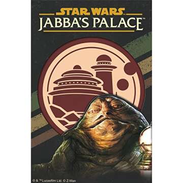 Z-Man Games Jabba's Palace A Love Letter Game - Rebel Bravery and Vile Deceit! Strategy Game for Kids and Adults Set in The Star Wars Universe, Ages 10+, 2-6 Players, 20 Minute Playtime, Made