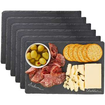 Slate Cheese Boards Set