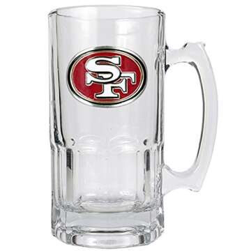 NFL San Francisco 49ers 1-Liter Macho Mug (Primary Logo)