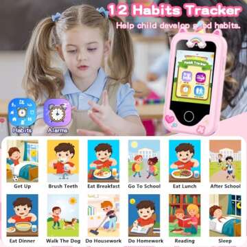 Kids Smartphone Toy for Girls - 2.8" Touchscreen & Games