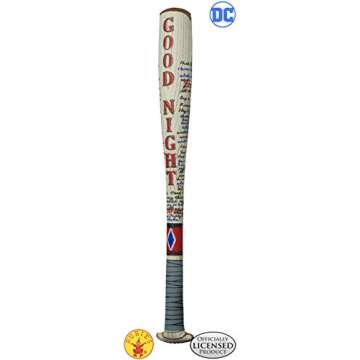 Rubies Womens Dc Comics Birds of Prey Harley Quinn Inflatable Bat Accessory Costume Weapons Or Armor, As Shown, One Size US