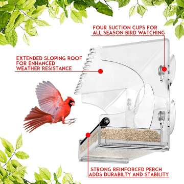 XL Window Bird Feeder