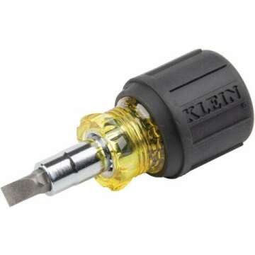 Klein Tools 32561 Ultimate 6-in-1 Stubby Screwdriver & Nut Driver