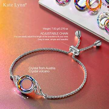 Kate Lynn Phoenix Crystal Bracelet - Unique Gift for Women