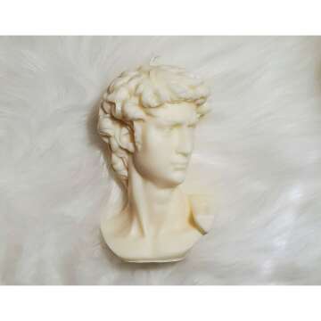 David Statue Soy Wax Candle - Hand Poured Aroma