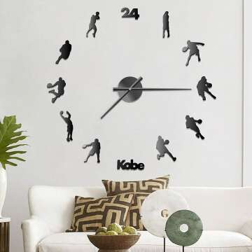 3D Sports Decor Clock