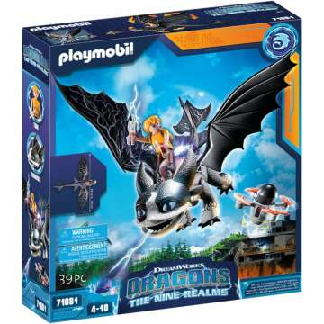 Playmobil Dragons Nine Realms: Thunder & Tom Adventure Set