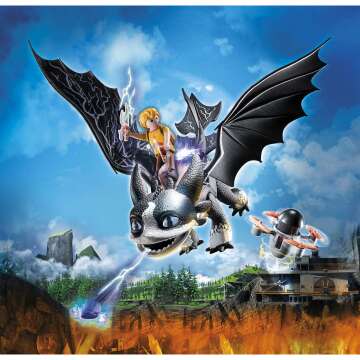 Dragons Nine Realms: Thunder & Tom Playmobil Set