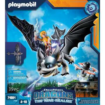 Dragons Nine Realms: Thunder & Tom Playmobil Set