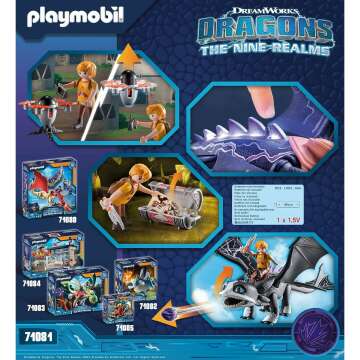 Dragons Nine Realms: Thunder & Tom Playmobil Set