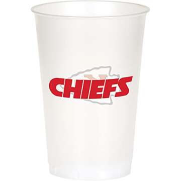 Trendware Kansas City Chiefs Plastic Cups, 24 ct