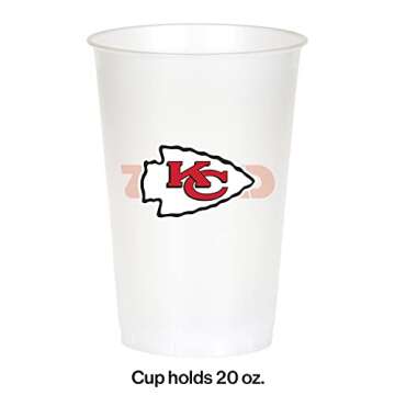 Trendware Kansas City Chiefs Plastic Cups, 24 ct