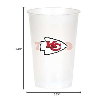 Trendware Kansas City Chiefs Plastic Cups, 24 ct