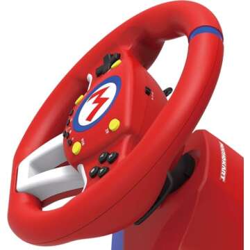 Hori Nintendo Switch Mario Kart Racing Wheel Pro Mini By - Officially Licensed By Nintendo