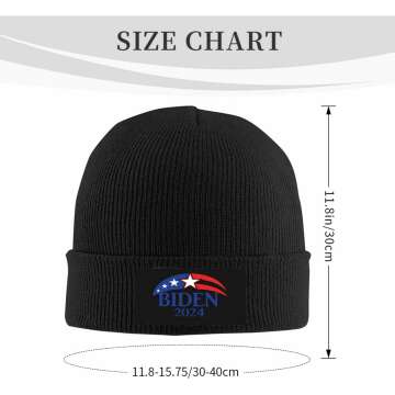 Joe Biden 2024 Beanie - Soft Slouchy Knit Hat