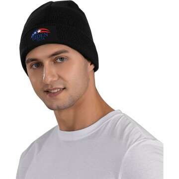 Joe Biden 2024 Beanie - Soft Slouchy Knit Hat