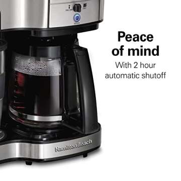 Hamilton Beach 2-Way Coffee Maker: 12 Cups & Single Serve