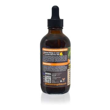 Jamaican Mango & Lime Black Castor Oil (Mango Papaya) 4oz