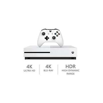 Microsoft - Xbox One S 500GB Console - White - ZQ9-00028 (Renewed)