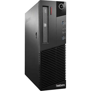 Lenovo ThinkCentre M93p SFF Business Desktop Computer, Intel Core i5-4570 3.2GHz, 16GB RAM, 256GB SSD, WiFi, Bluetooth, DisplayPort Windows 10 Pro (Renewed)