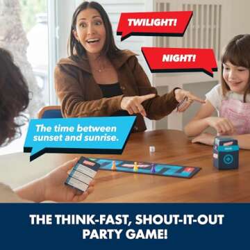 Educational Insights Blurt! The Think-Fast, Shout-It Party Game - Board Games for Adult and Kids Ages 7+, Perfect for Kids and Family Game Night