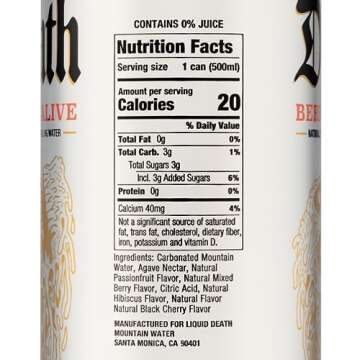 Liquid Death Berry It Alive Sparkling Water 12-Pack