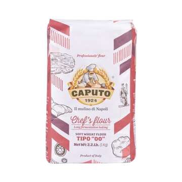 Antimo Caputo Chef's Flour 2.2 LB - Italian Double Zero 00 - Soft Wheat for Pizza Dough, Bread, & Pasta