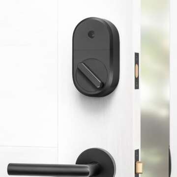 August Home Smart Lock - Keyless Home Entry with Your Smartphone - Dark Gray