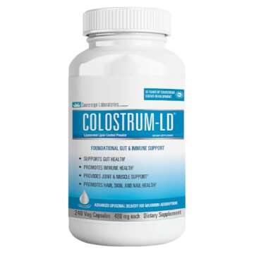 Colostrum-LD Capsules Colostrum with Liposomal Delivery - High Absorption - 240 Capsules