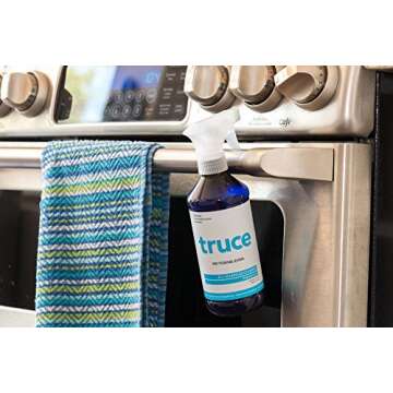 TRUCE All Purpose Cleaner - Cuts Grease, Anti-Septic, Kid and Pet Safe, Cruelty Free, Made in the USA - Peppermint (16 ounce)