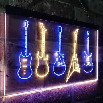 LED Guitar Hero Sign
