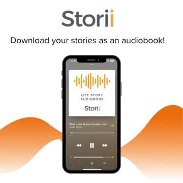 Storii - Record Your Memoir: Gift Box - 12 Months of Life Story Phone Service - Automatic Transcription - Guided Voice Journal and Memory Keepsake - Unique Mothers Day | Fathers Day