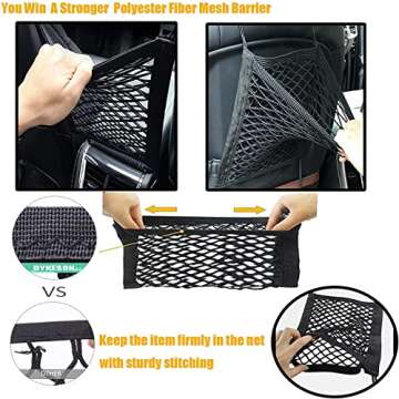 Dog Car Net Barrier for Pet Safety - DYKESON