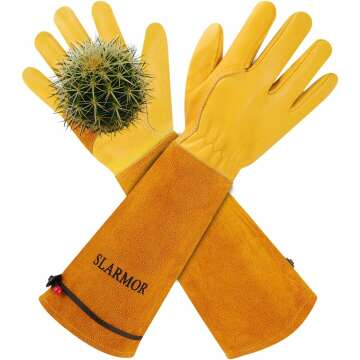 Heavy Duty Thorn Proof Gardening Gloves for Men and Women